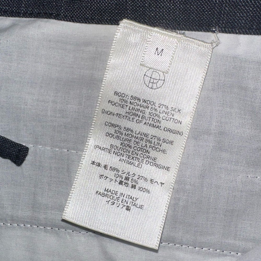 The Row Dark‎ Chambray Wide Leg Trouser Medium - Picture 8 of 11